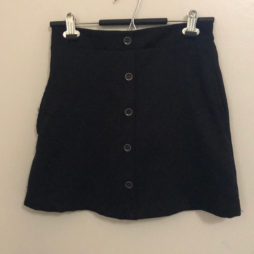 Irish black mini skirt